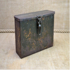 box from German armoured vehicle for storing the flare pistol ammunition